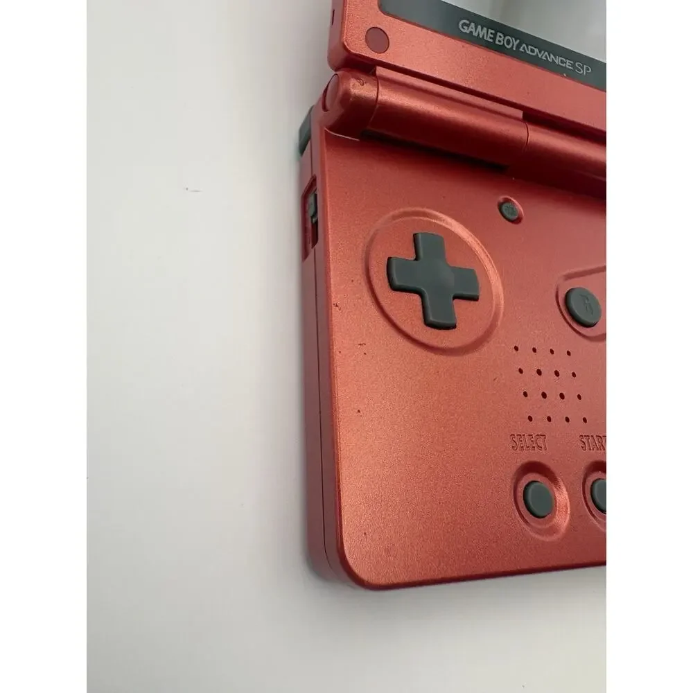 Nintendo Game Boy Advance SP Charger Included - Flame Red (Includes 4 Games!!)
